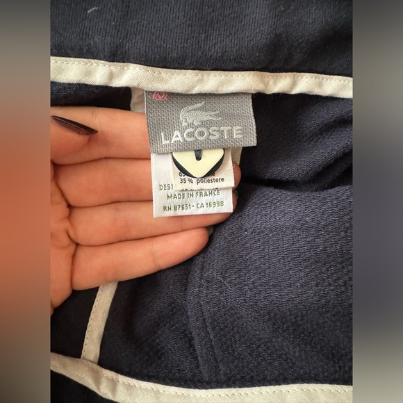 Blue Short Lacoste Skirt Size 42 - Picture 3 of 5